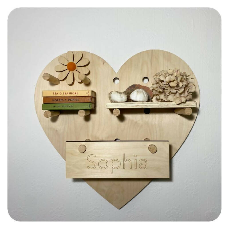 The Heart Peg Board