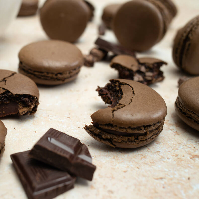 Chocolate Macarons