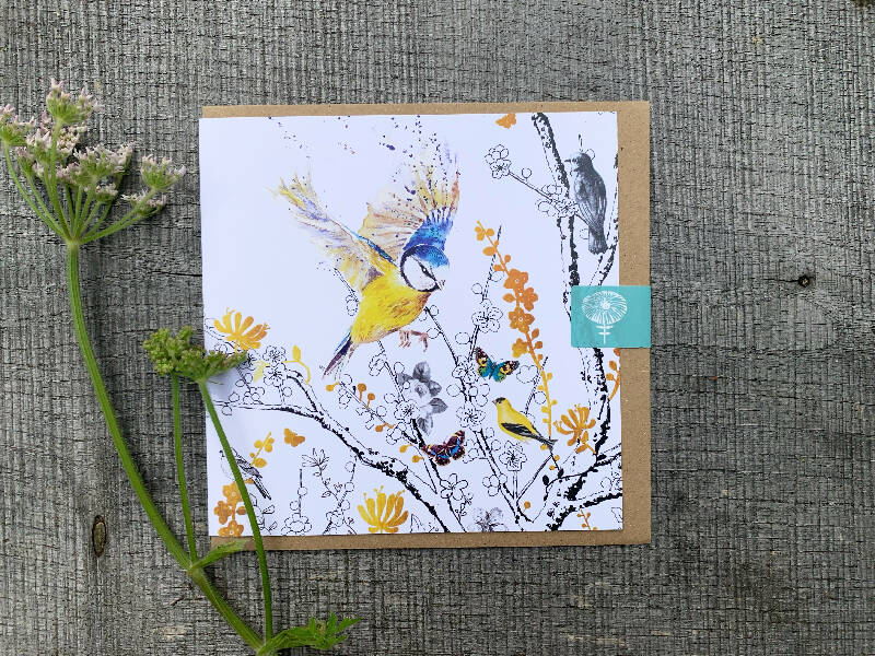 Bluetit Art Card