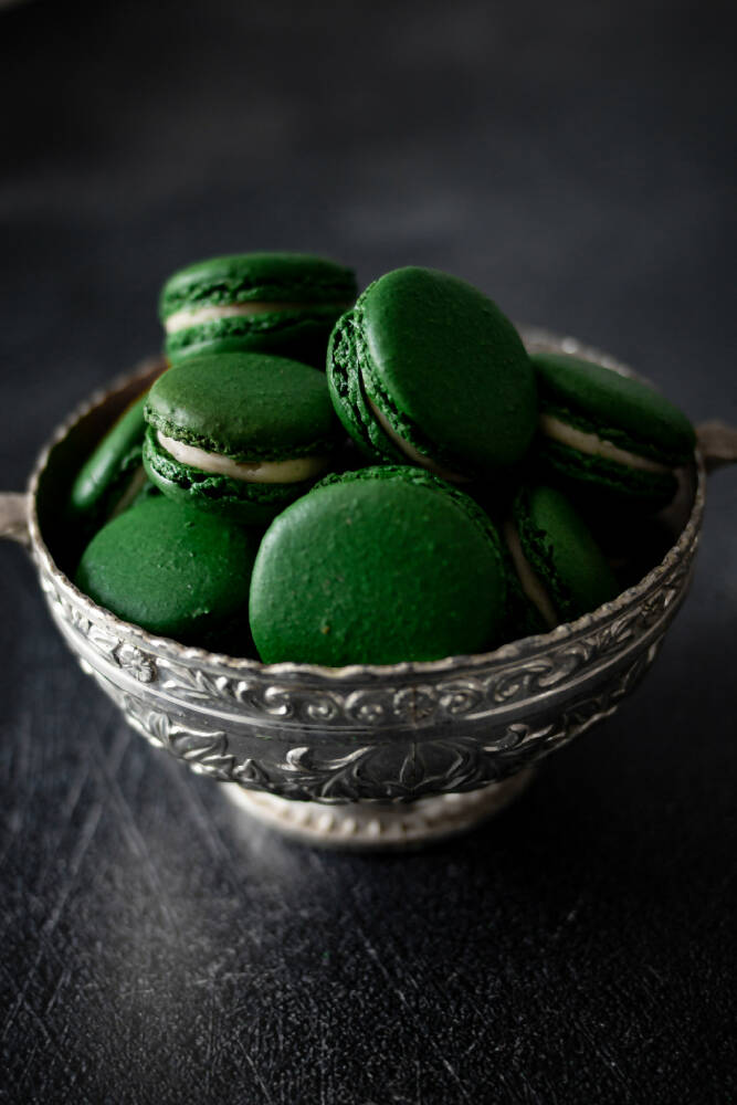 Pistachio Macarons