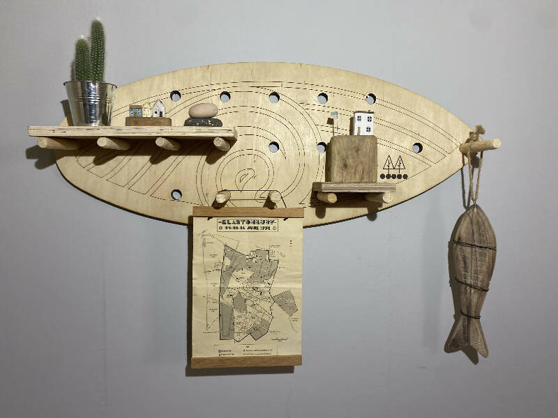 Surf Board Peg Board